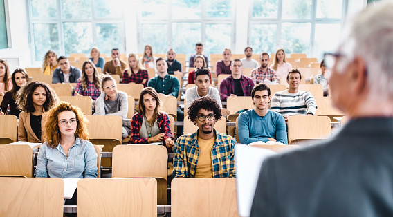Students in lecture
